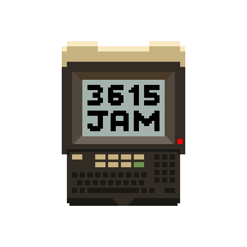 minitel with 3615 JAM logo
